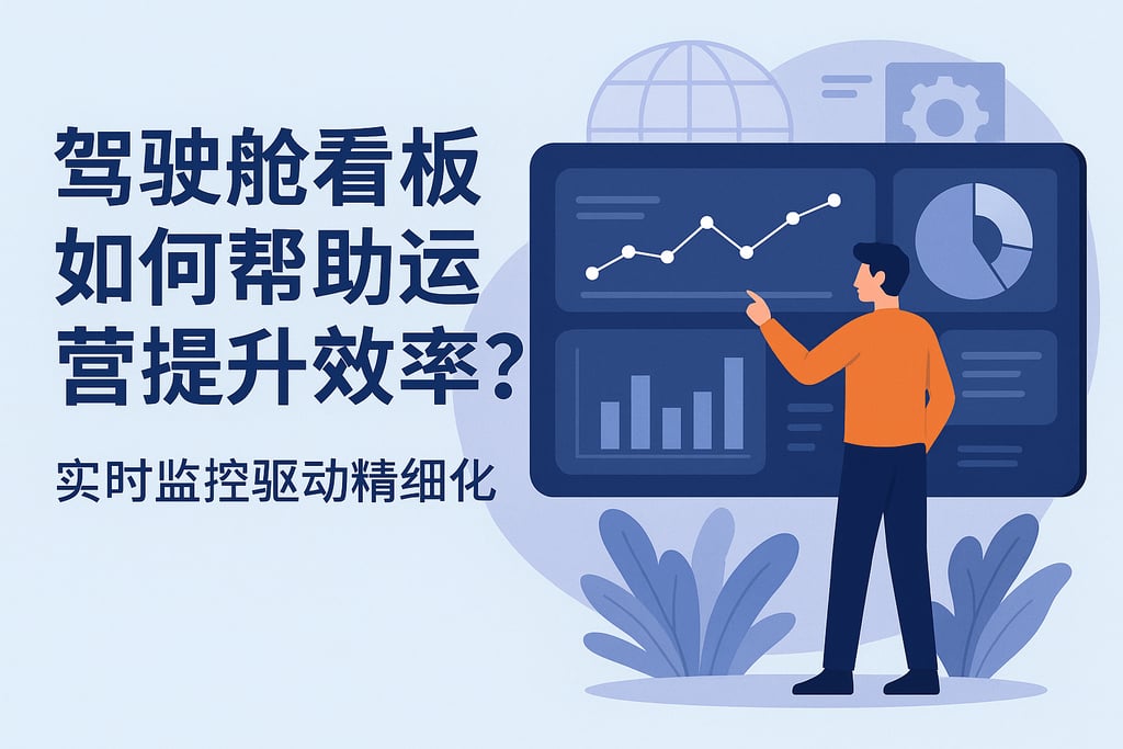 驾驶舱看板如何帮助运营提升效率？实时监控驱动精细化管理