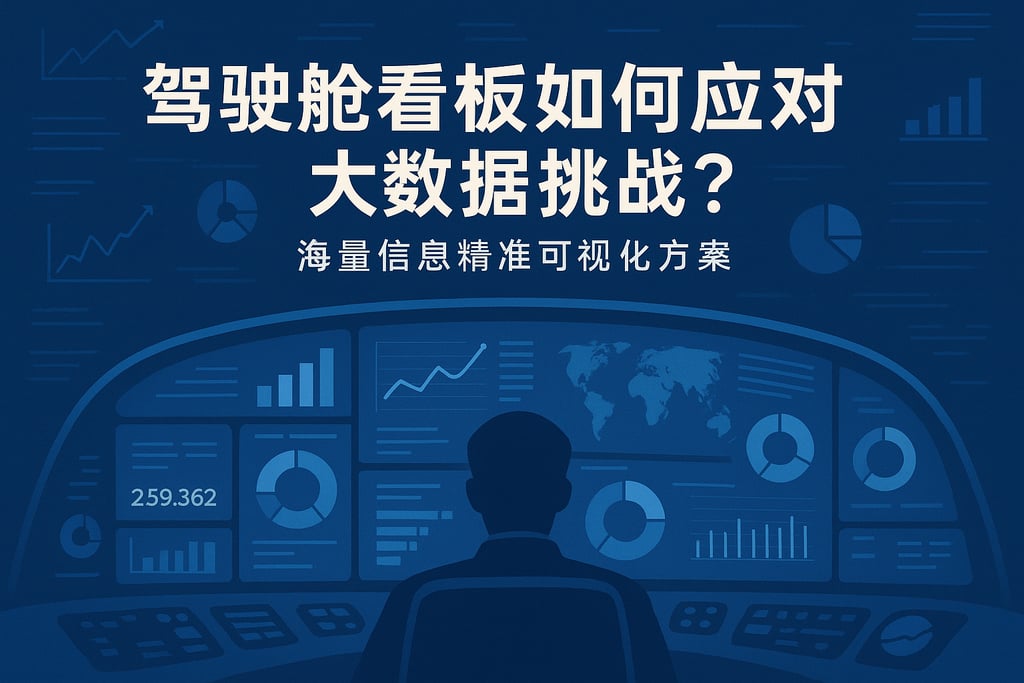 驾驶舱看板如何应对大数据挑战？海量信息精准可视化方案