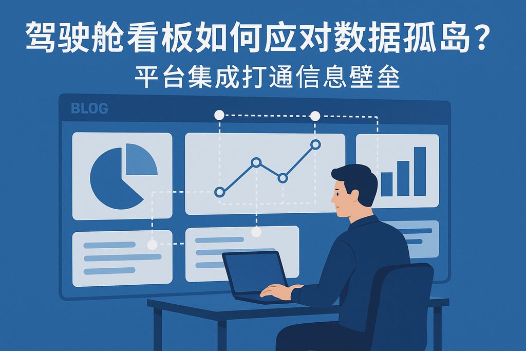 驾驶舱看板如何应对数据孤岛？平台集成打通信息壁垒