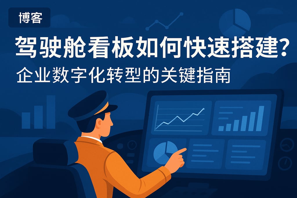 驾驶舱看板如何快速搭建？企业数字化转型的关键指南