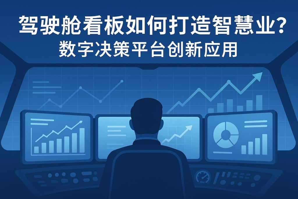 驾驶舱看板如何打造智慧企业？数字决策平台创新应用