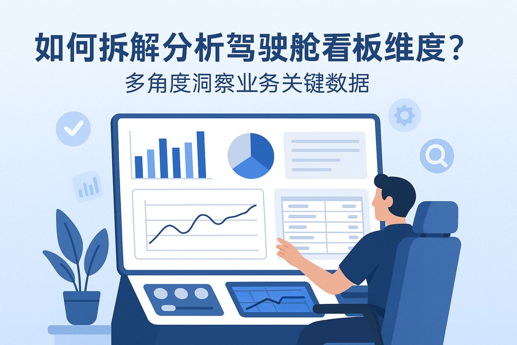 驾驶舱看板如何拆解分析维度？多角度洞察业务关键数据