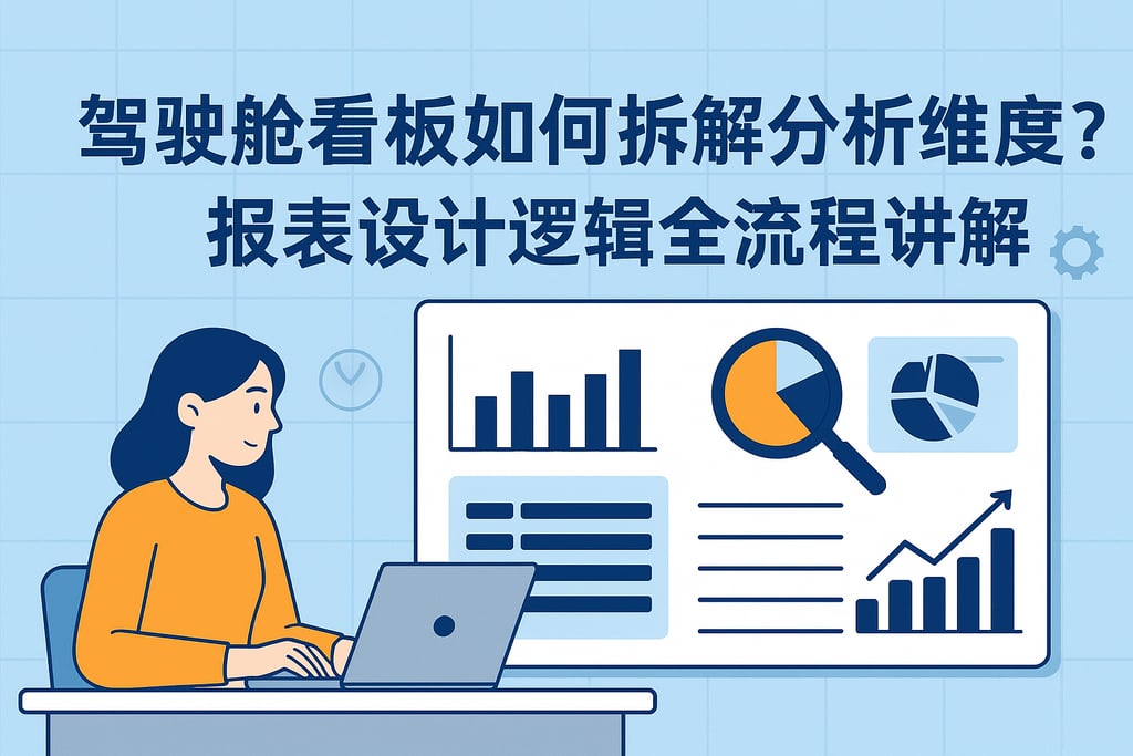 驾驶舱看板如何拆解分析维度？报表设计逻辑全流程讲解