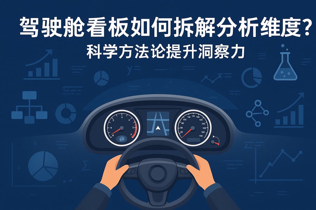 驾驶舱看板如何拆解分析维度？科学方法论提升洞察力