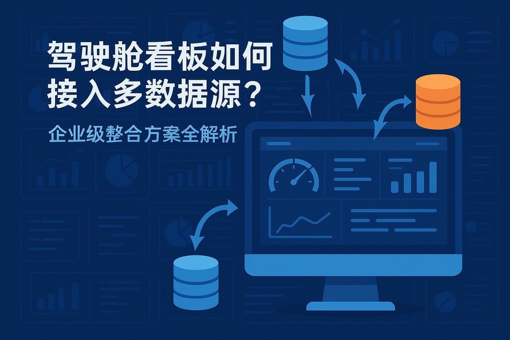 驾驶舱看板如何接入多数据源？企业级整合方案全解析
