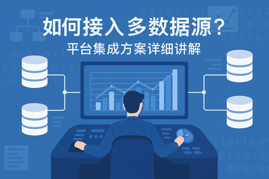 驾驶舱看板如何接入多数据源？平台集成方案详细讲解