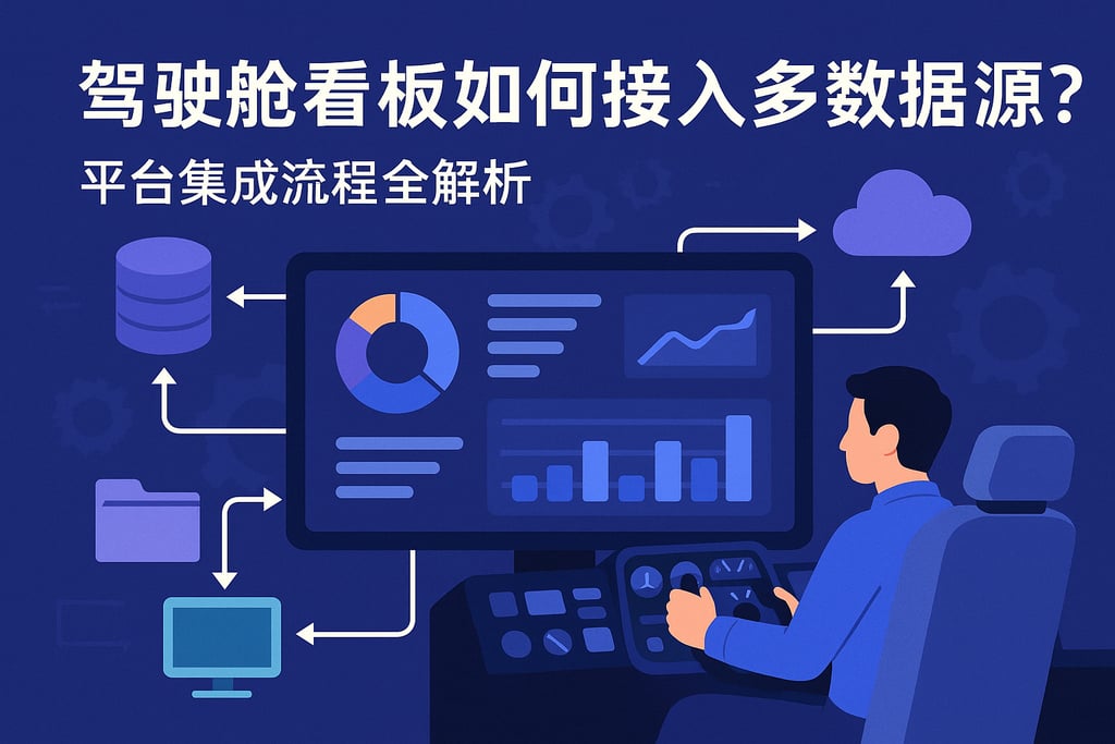 驾驶舱看板如何接入多数据源？平台集成流程全解析
