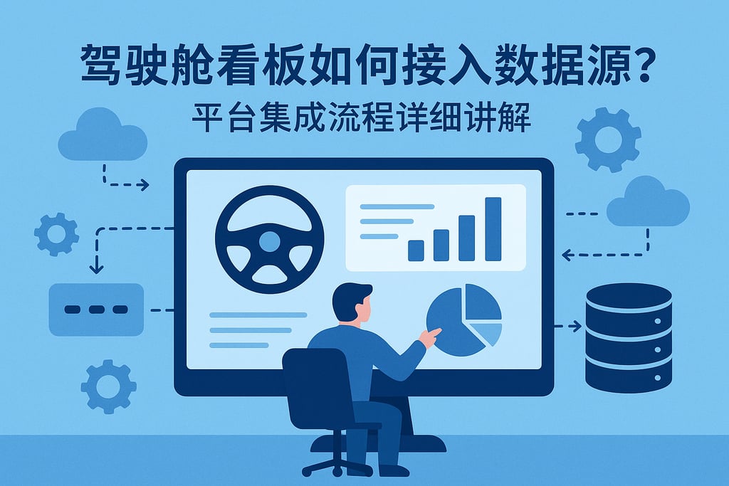 驾驶舱看板如何接入数据源？平台集成流程详细讲解
