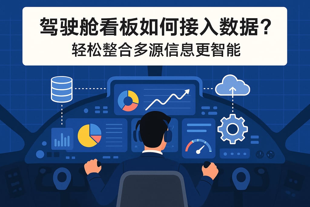 驾驶舱看板如何接入数据？轻松整合多源信息更智能