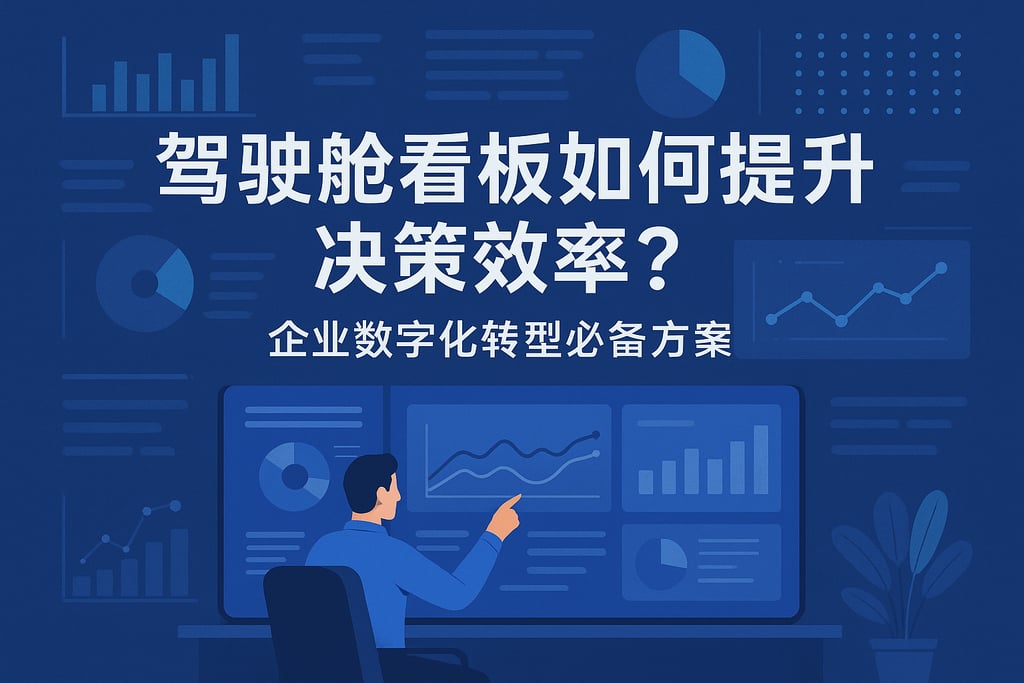 驾驶舱看板如何提升决策效率？企业数字化转型必备方案
