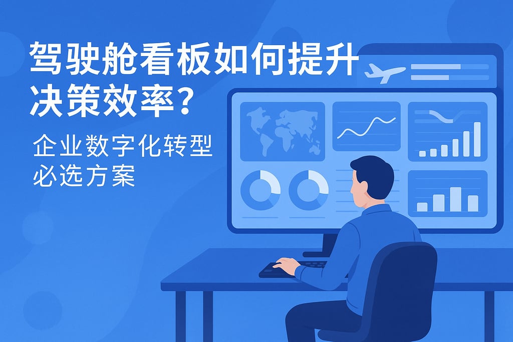 驾驶舱看板如何提升决策效率？企业数字化转型必选方案