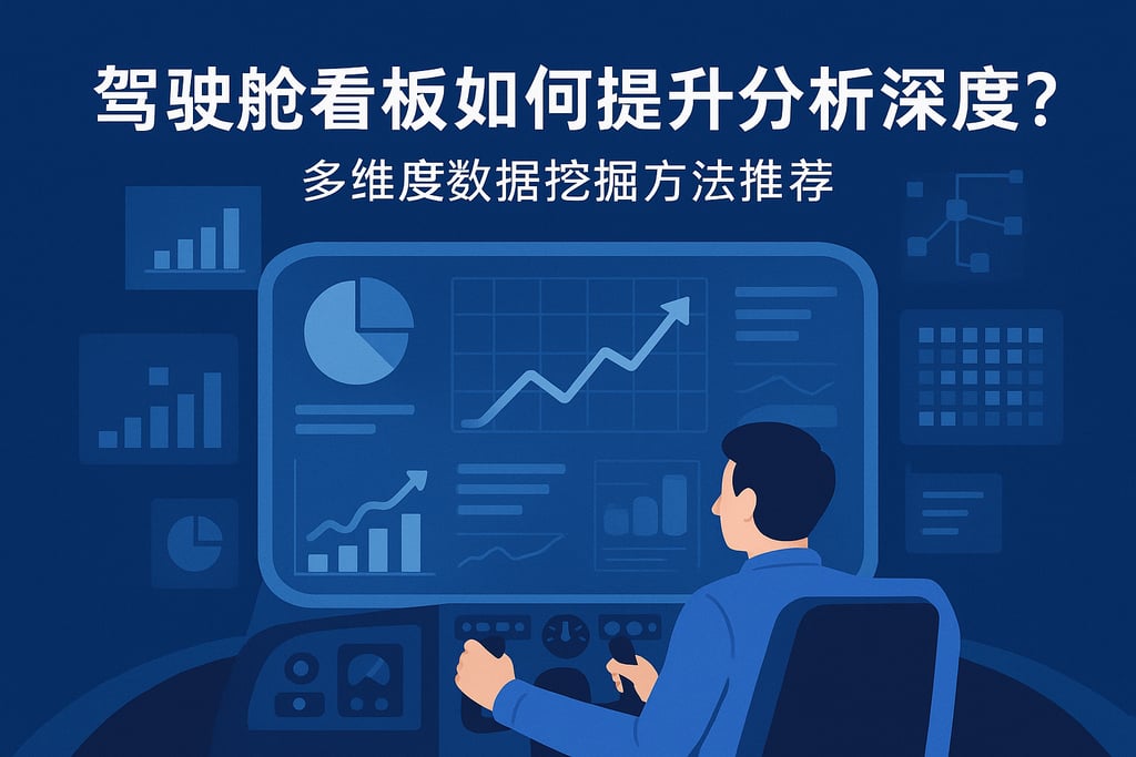 驾驶舱看板如何提升分析深度？多维度数据挖掘方法推荐