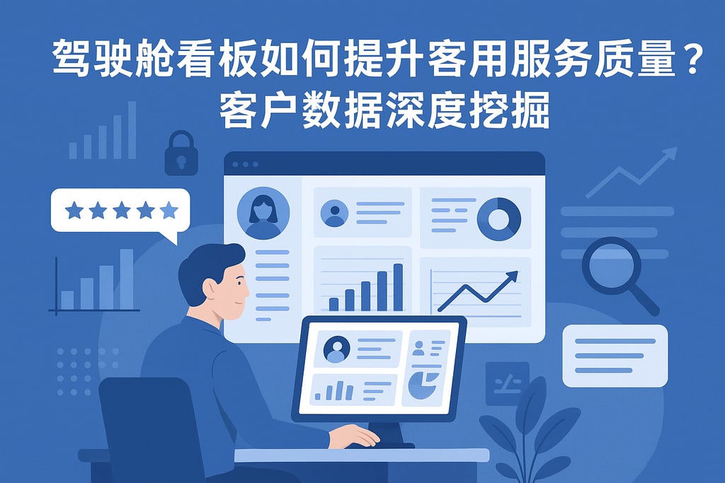 驾驶舱看板如何提升客户服务质量？客户数据深度挖掘
