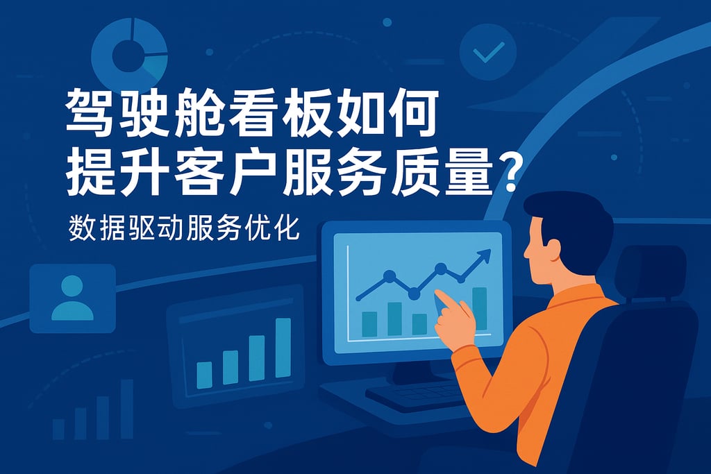 驾驶舱看板如何提升客户服务质量？数据驱动服务优化