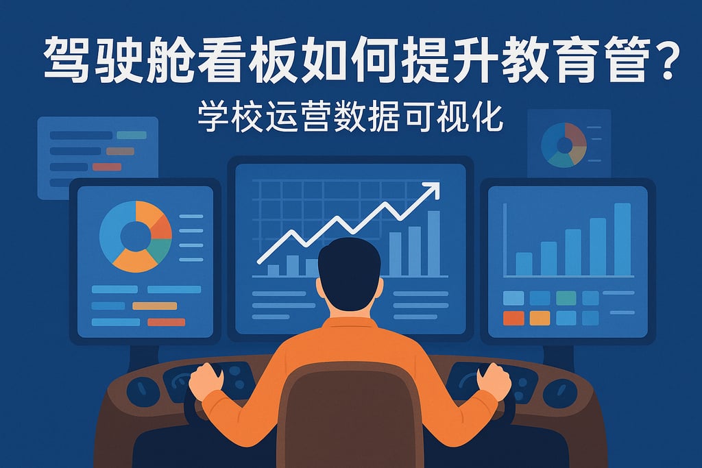 驾驶舱看板如何提升教育管理？学校运营数据可视化