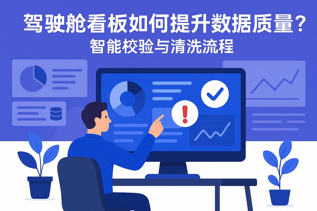 驾驶舱看板如何提升数据质量？智能校验与清洗流程