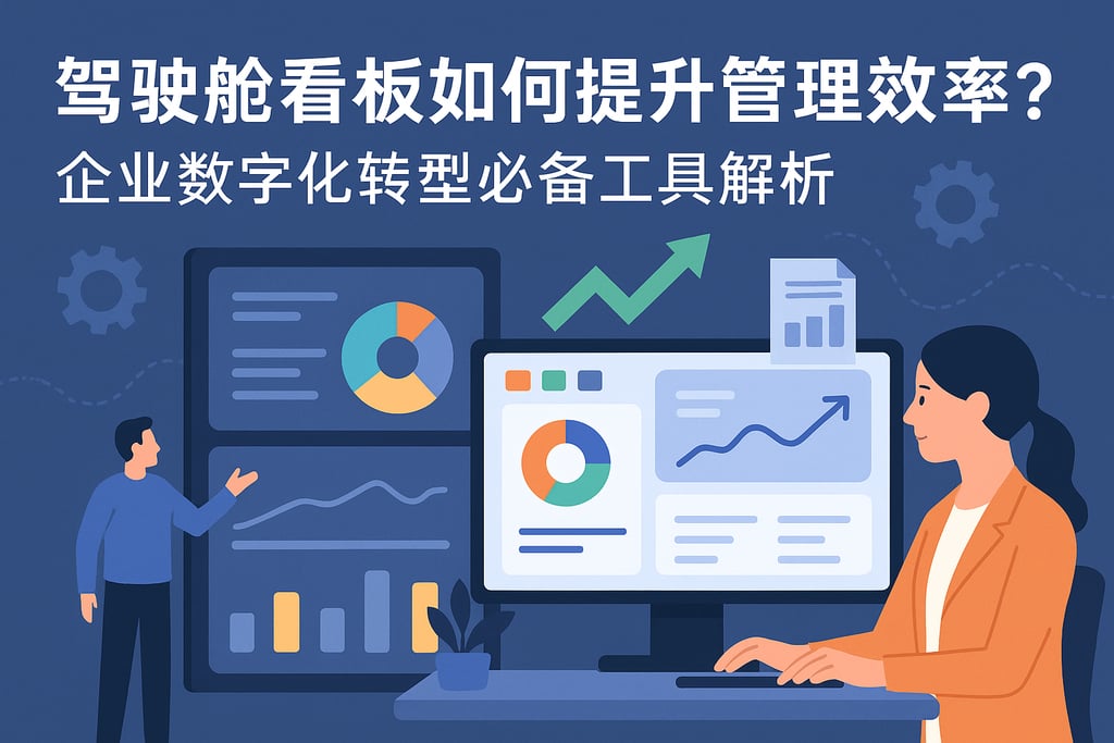 驾驶舱看板如何提升管理效率？企业数字化转型必备工具解析