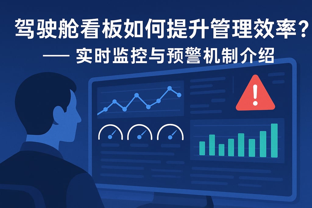 驾驶舱看板如何提升管理效率？实时监控与预警机制介绍