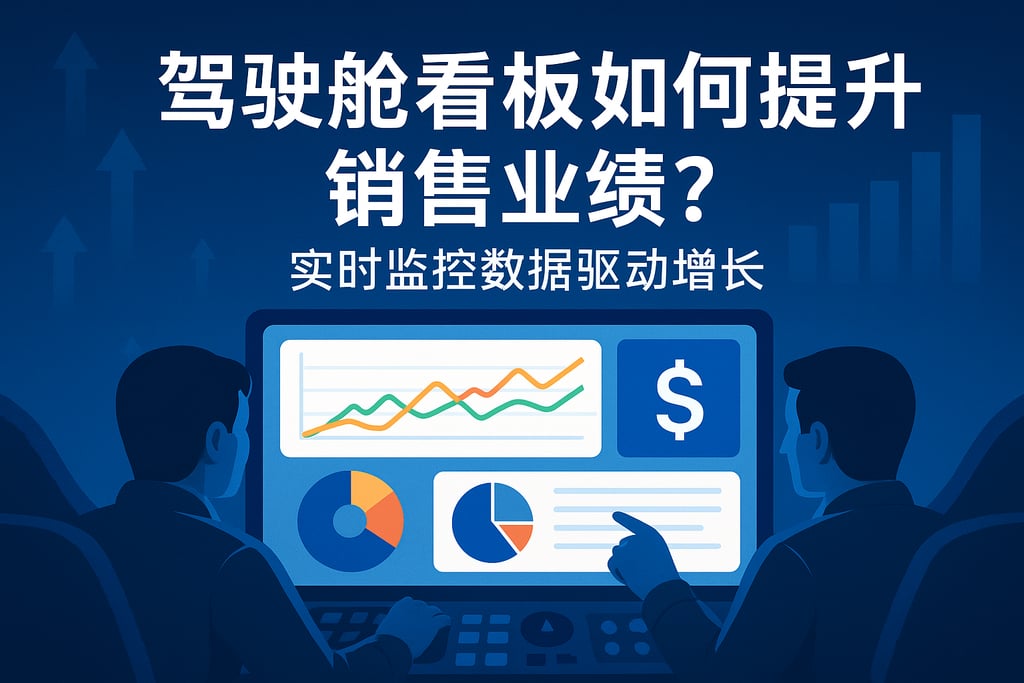 驾驶舱看板如何提升销售业绩？实时监控数据驱动增长