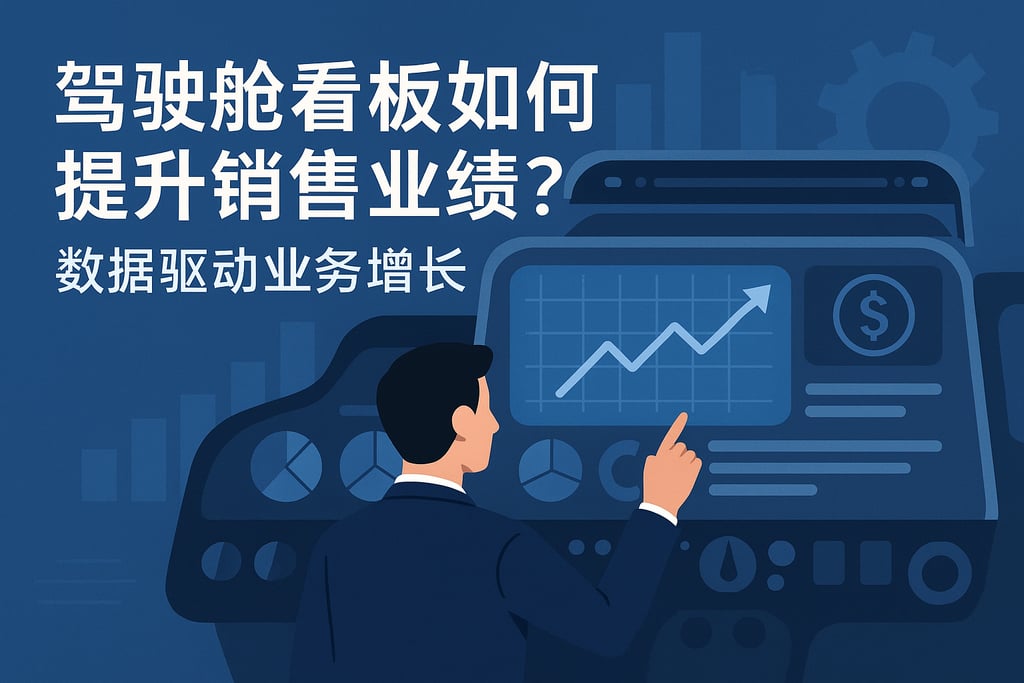 驾驶舱看板如何提升销售业绩？数据驱动业务增长