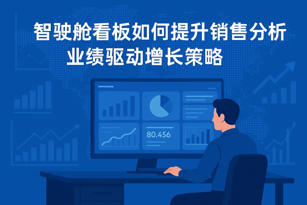 驾驶舱看板如何提升销售分析能力？业绩驱动增长策略
