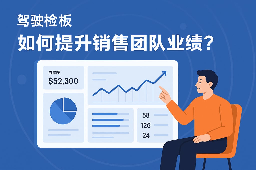 驾驶舱看板如何提升销售团队业绩？销售数据一目了然