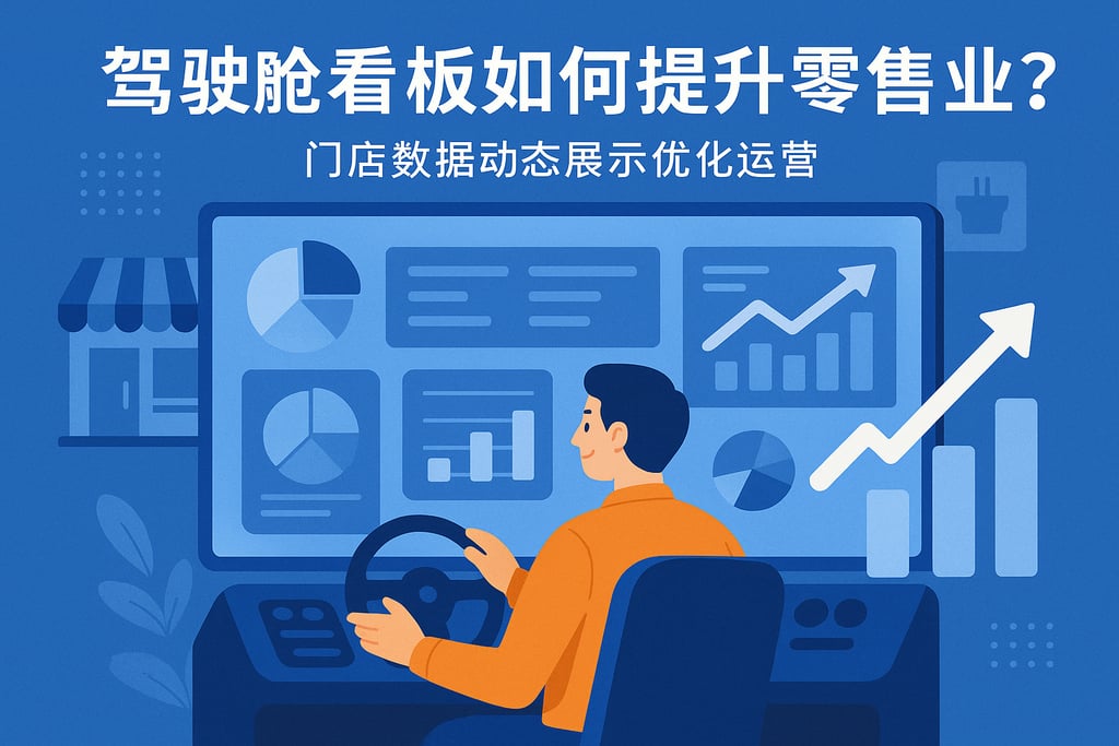 驾驶舱看板如何提升零售业绩？门店数据动态展示优化运营