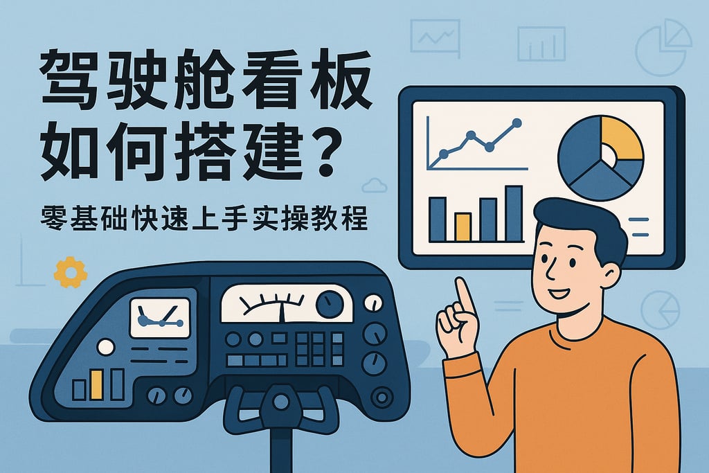 驾驶舱看板如何搭建？零基础快速上手实操教程