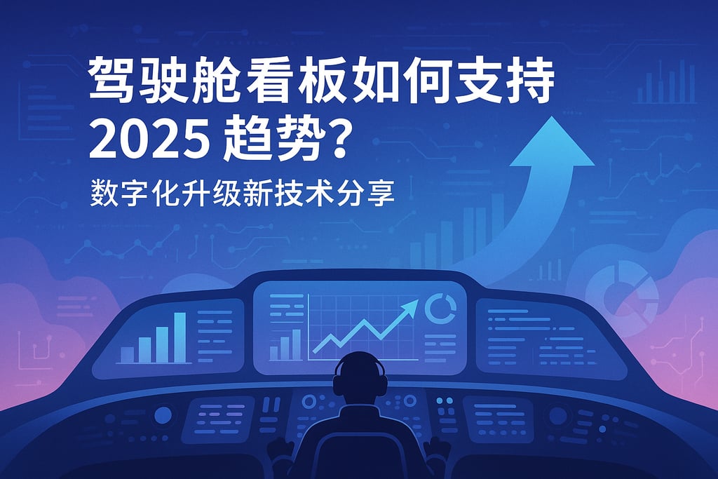 驾驶舱看板如何支持2025趋势？数字化升级新技术分享