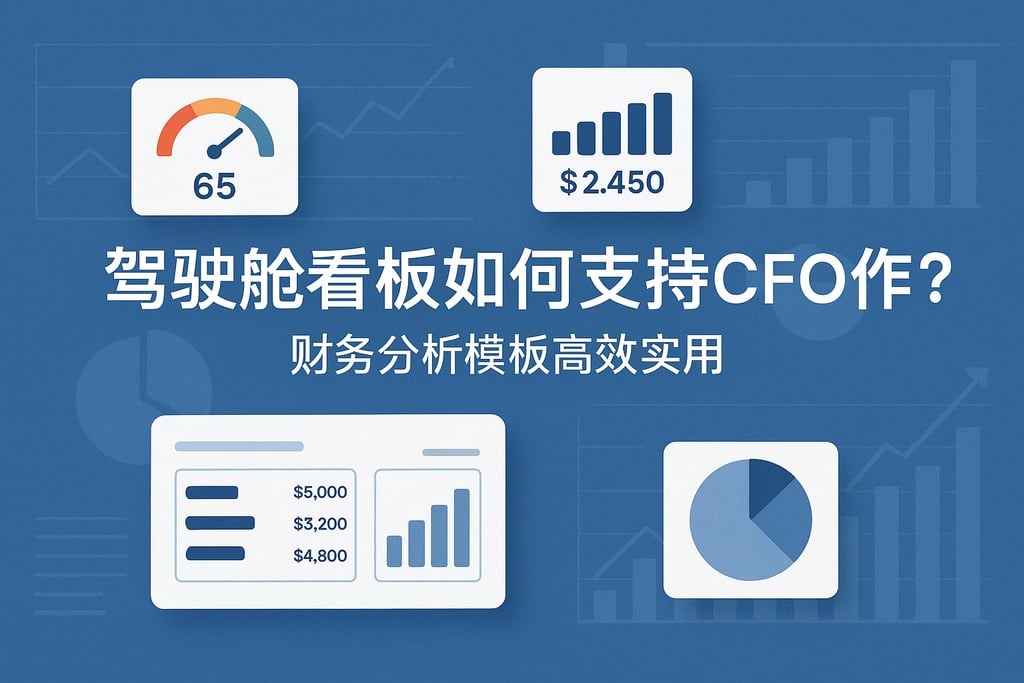 驾驶舱看板如何支持CFO工作？财务分析模板高效实用