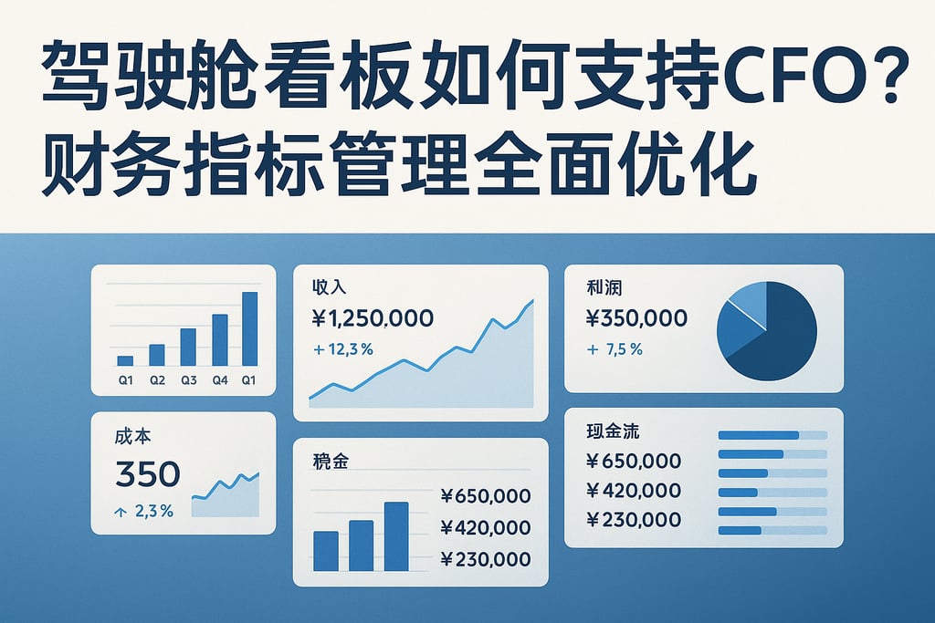 驾驶舱看板如何支持CFO工作？财务指标管理全面优化