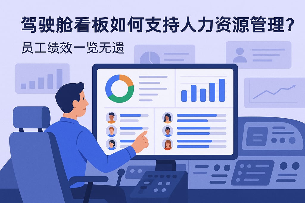驾驶舱看板如何支持人力资源管理？员工绩效一览无遗