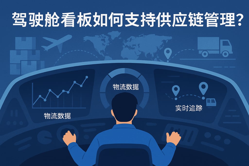驾驶舱看板如何支持供应链管理？物流数据实时追踪