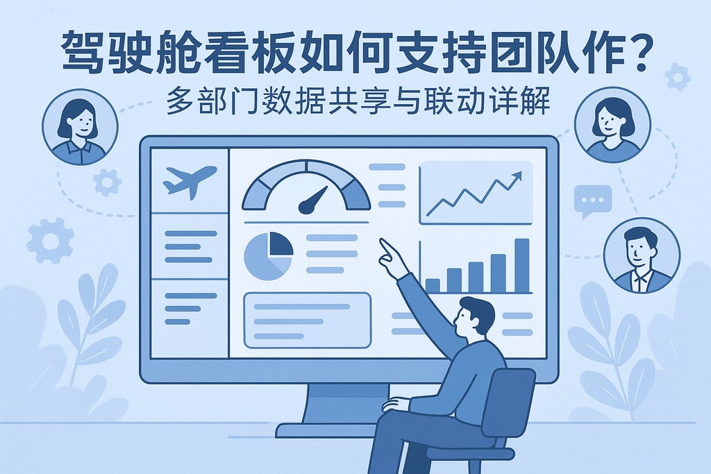 驾驶舱看板如何支持团队协作？多部门数据共享与联动详解