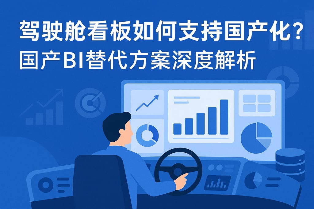 驾驶舱看板如何支持国产化？国产BI替代方案深度解析