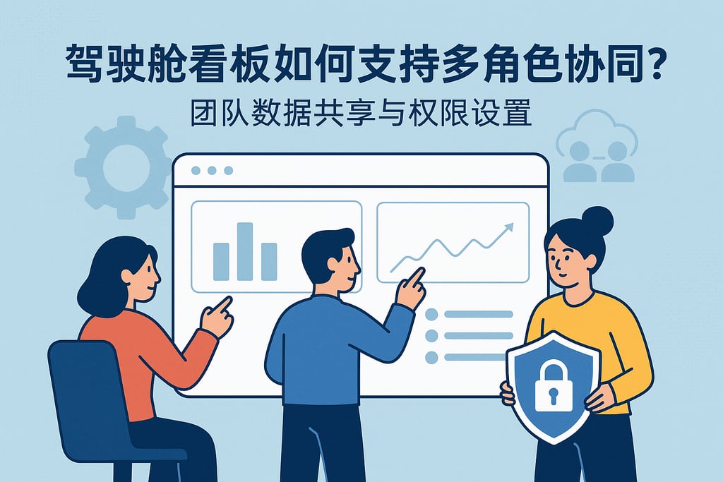 驾驶舱看板如何支持多角色协同？团队数据共享与权限设置