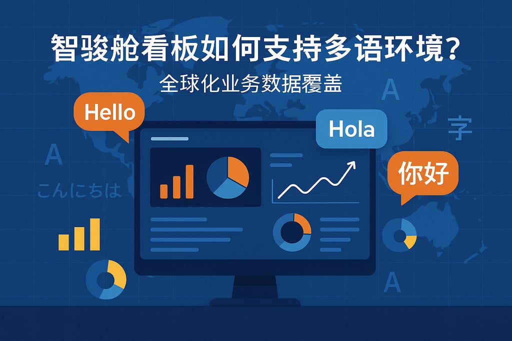 驾驶舱看板如何支持多语言环境？全球化业务数据覆盖