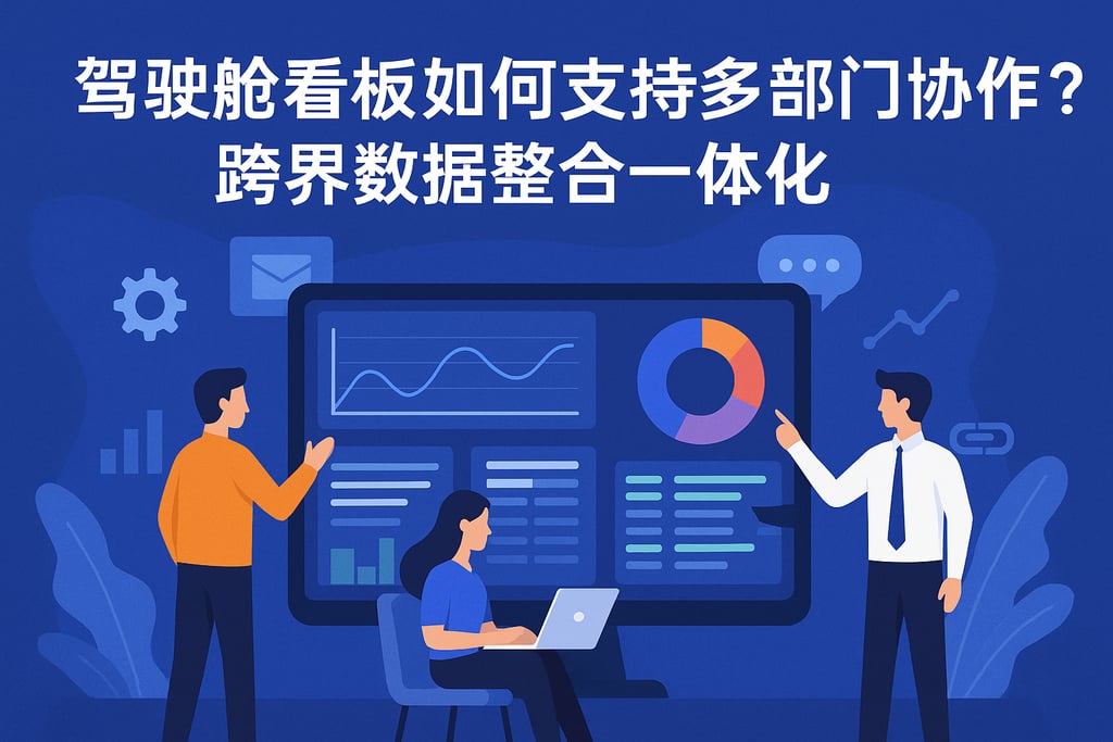 驾驶舱看板如何支持多部门协作？跨界数据整合一体化