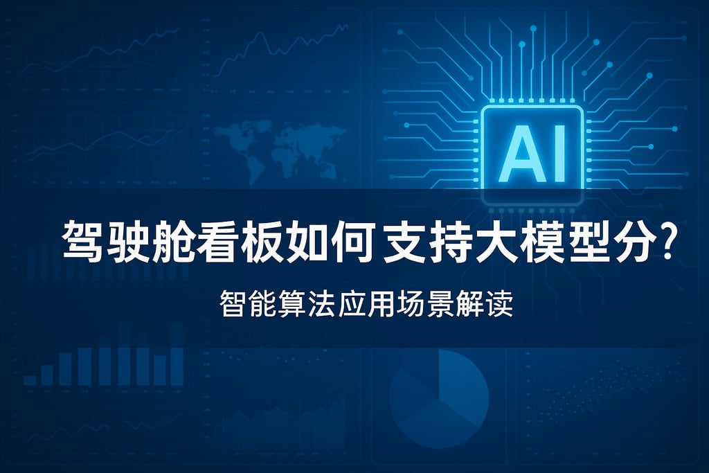 驾驶舱看板如何支持大模型分析？智能算法应用场景解读