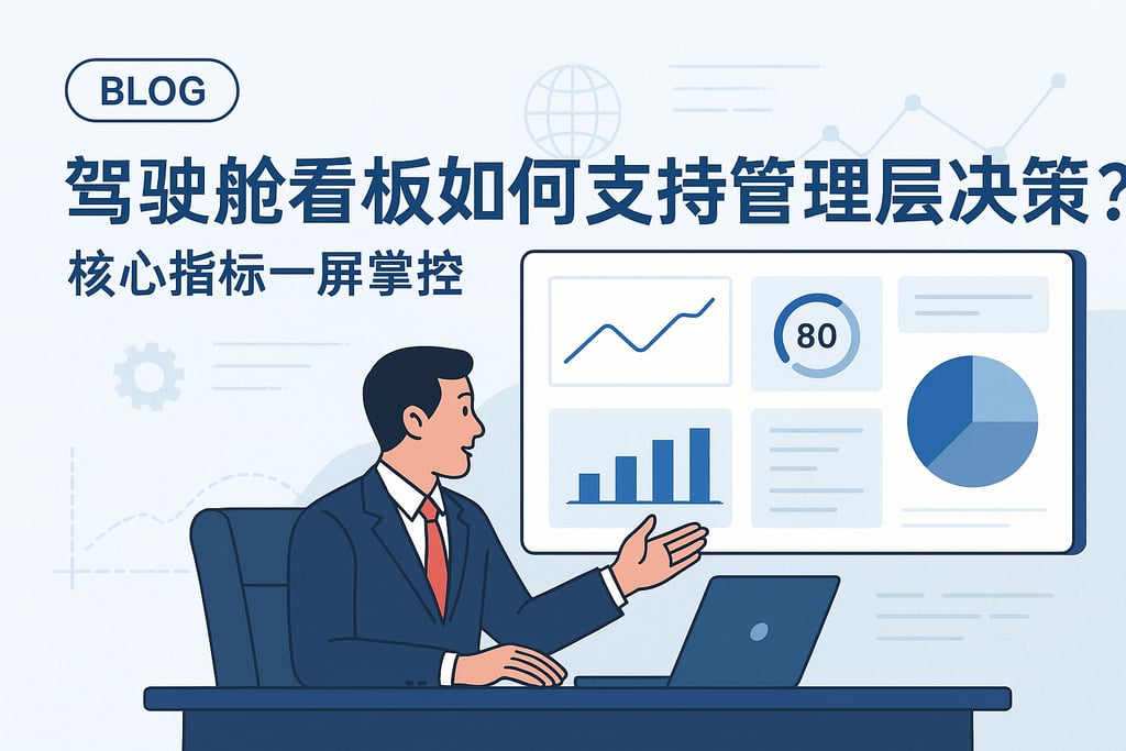驾驶舱看板如何支持管理层决策？核心指标一屏掌控