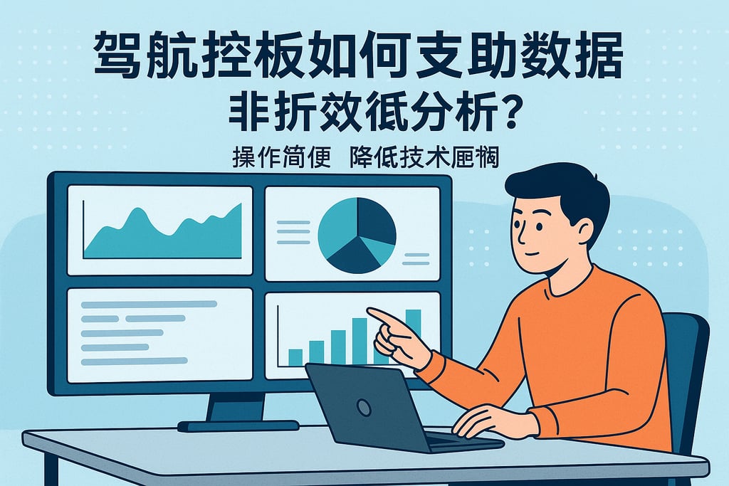 驾驶舱看板如何支持自助数据分析？操作简便降低技术门槛