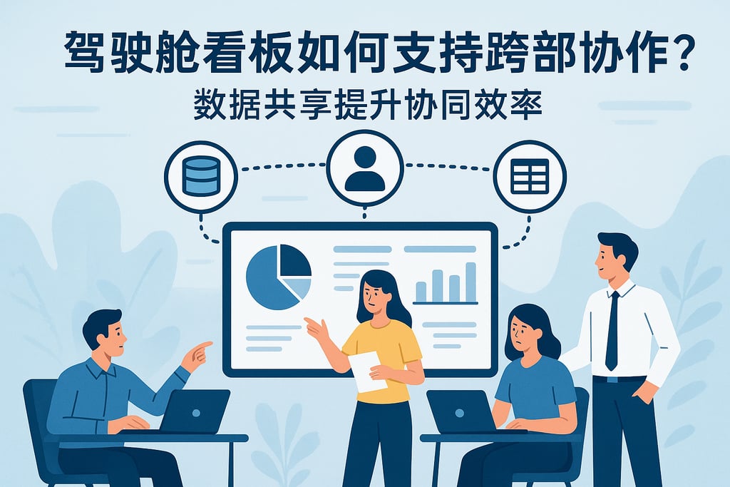 驾驶舱看板如何支持跨部门协作？数据共享提升协同效率