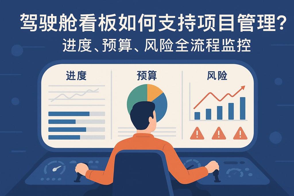 驾驶舱看板如何支持项目管理？进度、预算、风险全流程监控