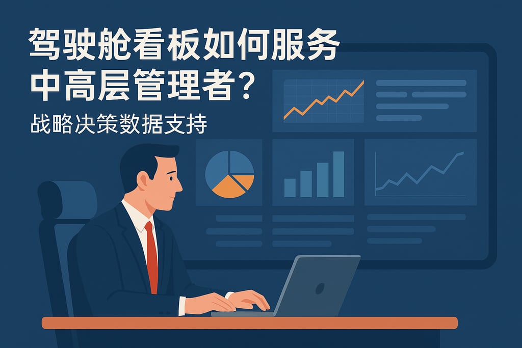驾驶舱看板如何服务中高层管理者？战略决策数据支持