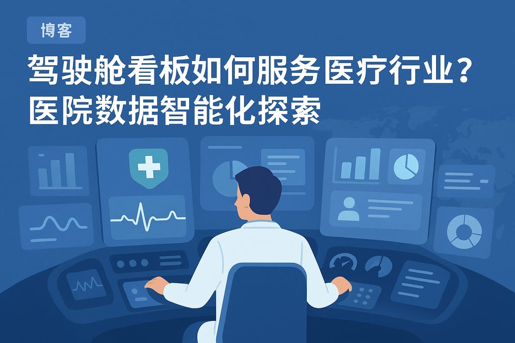 驾驶舱看板如何服务医疗行业？医院数据智能化探索
