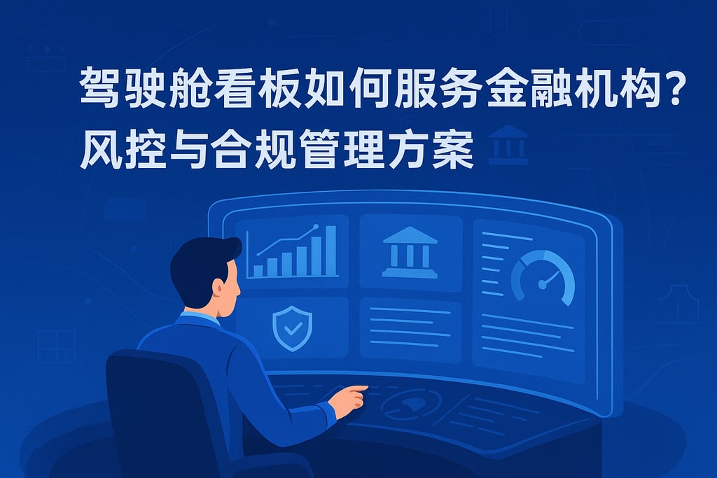 驾驶舱看板如何服务金融机构？风控与合规管理方案