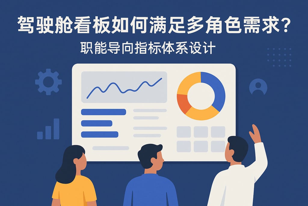 驾驶舱看板如何满足多角色需求？职能导向指标体系设计