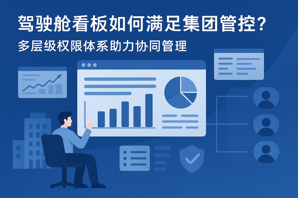 驾驶舱看板如何满足集团管控？多层级权限体系助力协同管理