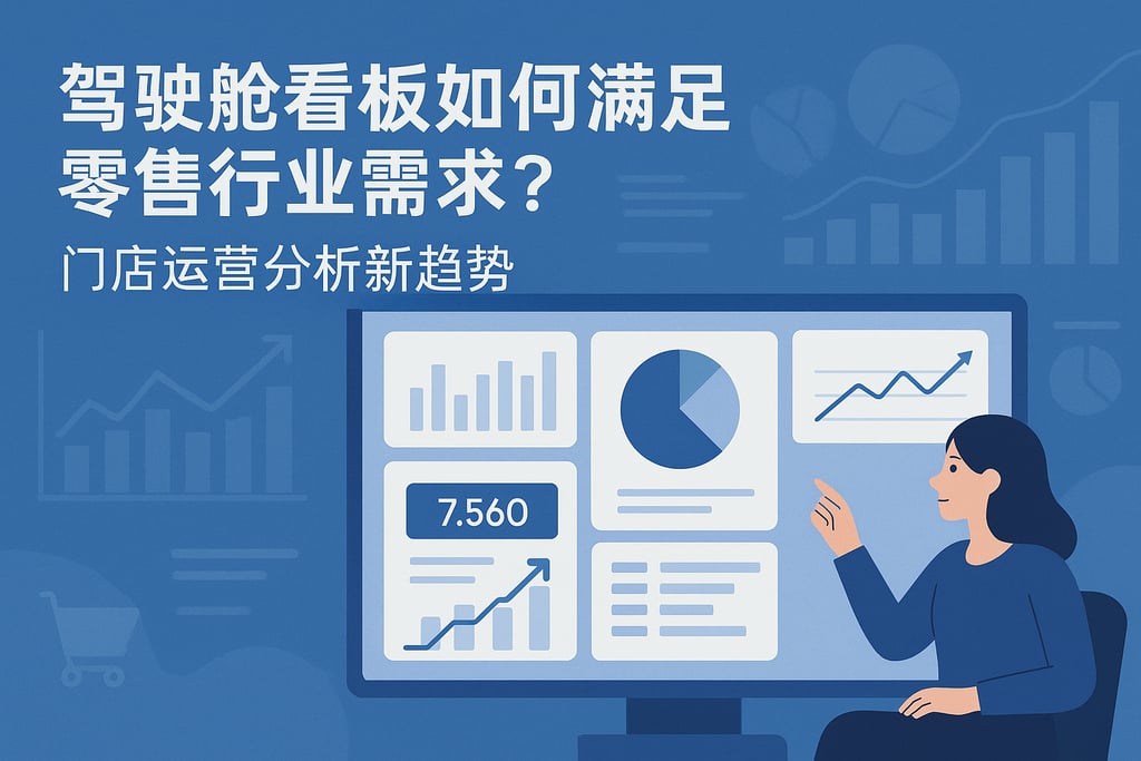 驾驶舱看板如何满足零售行业需求？门店运营分析新趋势