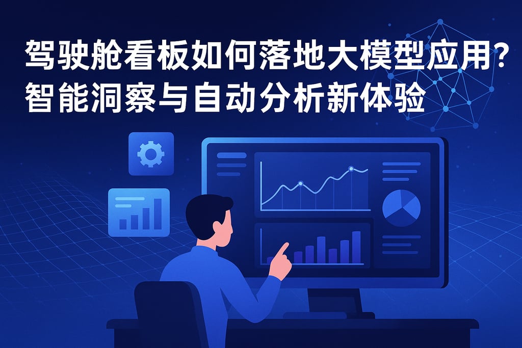 驾驶舱看板如何落地大模型应用？智能洞察与自动分析新体验